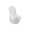 Комплект подвесной безободковый унитаз Vincea Globo VT1-14S с сиденьем soft-close, белый + инсталляция Geberit Duofix 458.124.21.5 с кнопкой, хром глянцевый - изображение 4