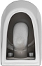 Унитаз подвесной безободковый Creto Logan L5 1005-001-L1W с крышкой-сиденьем микролифт, белый - изображение 11