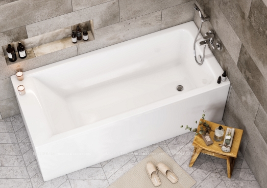 Акриловая ванна Roca Easy 170x75 см - 10 изображение