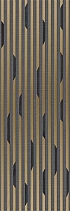 Керамическая плитка Villeroy&Boch Декор La Citta Grey Gold PVD Mix Line Matt.Rec. 40x120 