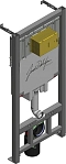 Комплект подвесной безободковый унитаз Jacob Delafon Modern Life E21773RU-00 с сиденьем микролифт + система инсталляции с кнопкой хром - 3 изображение