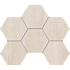 Керамогранит Estima Мозаика SF01 Hexagon 25x28,5 непол. 