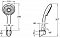Душевой гарнитур Jacob Delafon Awaken E76759-CP 2 режима, d 11,6 см., хром - 2 изображение