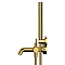 Смеситель для ванны с душем Whitecross Y gold Y1231GL глянцевое золото - 2 изображение