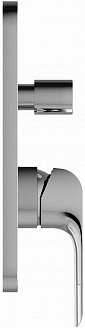 Смеситель Ravak Flat FL настенный с переключателем для R-box X070123, хром - 3 изображение