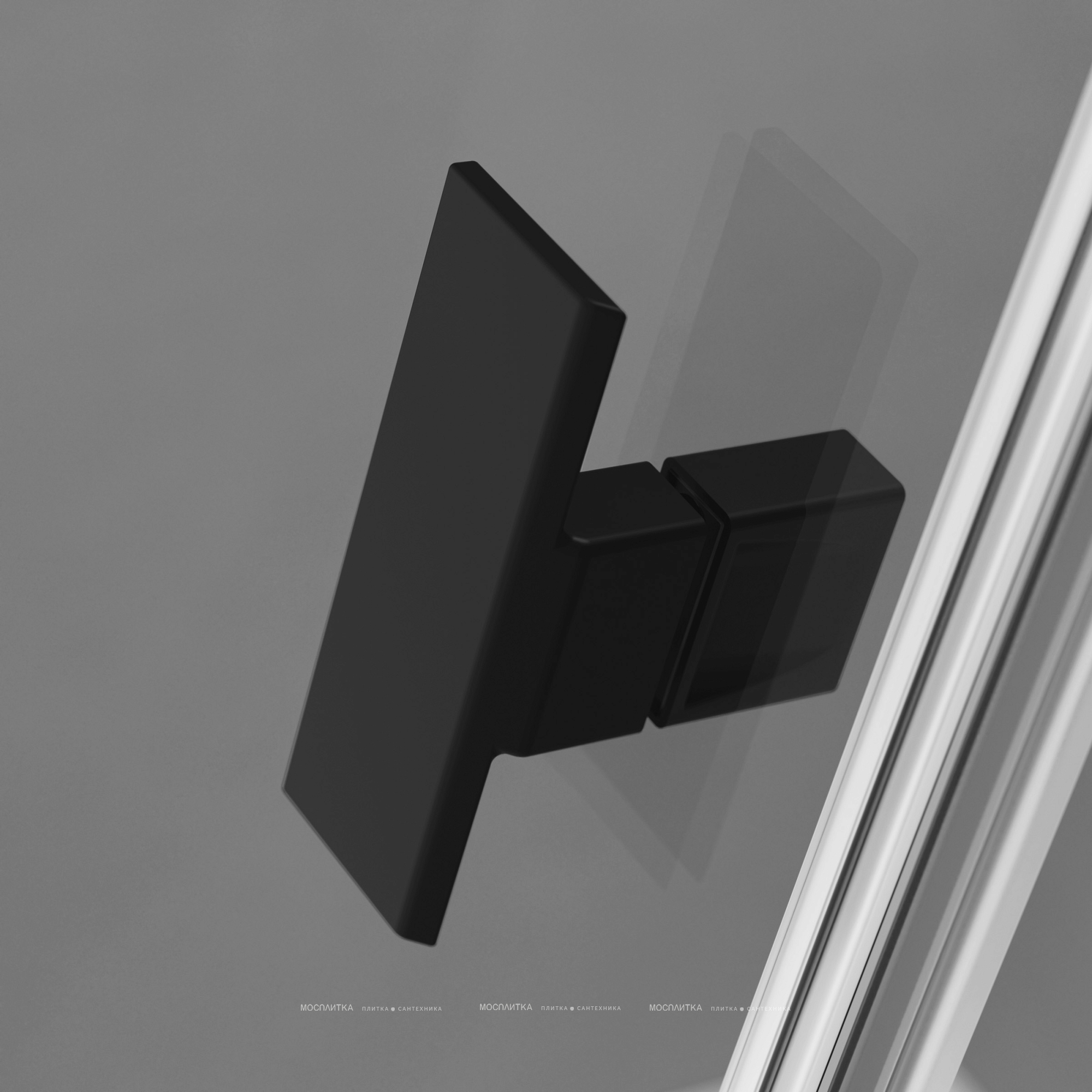 Душевая дверь Radaway Nes DWJ I 70 см 10026070-54-01L стекло прозрачное, профиль черный - изображение 4