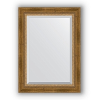 Зеркало в багетной раме Evoform Exclusive BY 3380 53 x 73 см, состаренная бронза с плетением