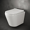 Комплект подвесной безободковый унитаз Ceramica Nova HighLight Rimless CN1804 с ультра-тонким сиденьем SoftClose + инсталляция Bocchi 8010-1000 - изображение 4