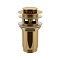 Донный клапан для раковины Wellsee Drainage System 182131000, золото, с переливом