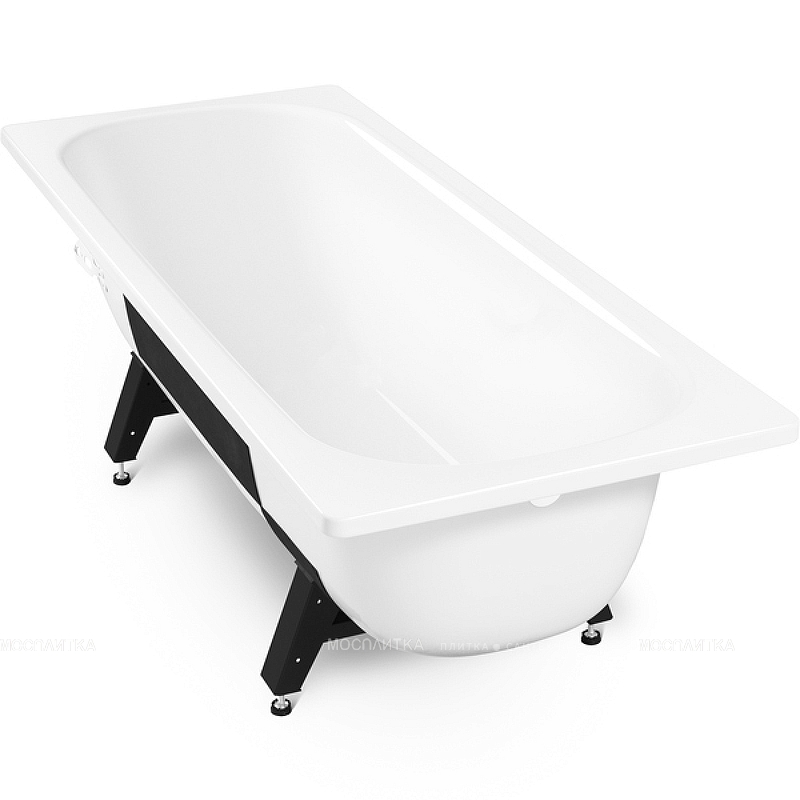 Стальная ванна ВИЗ Tevro 160х70 см Т-62902 белый лотос - изображение 3