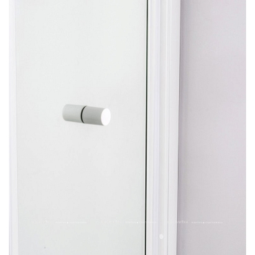 Душевая дверь Cezares RELAX-90-C-Bi профиль белый стекло прозрачное 90см - 2 изображение