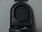 Унитаз приставной безободковый Ceramica Nova Metropol Rimless CN4004MB с крышкой-сиденьем микролифт, черный матовый - 8 изображение