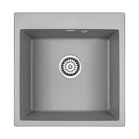 Мойка кухонная Paulmark Praktisch PM105152-GRM серый металлик