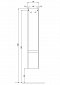 Шкаф-пенал Aquaton Стоун 1A228403SX01R правый белый - 3 изображение