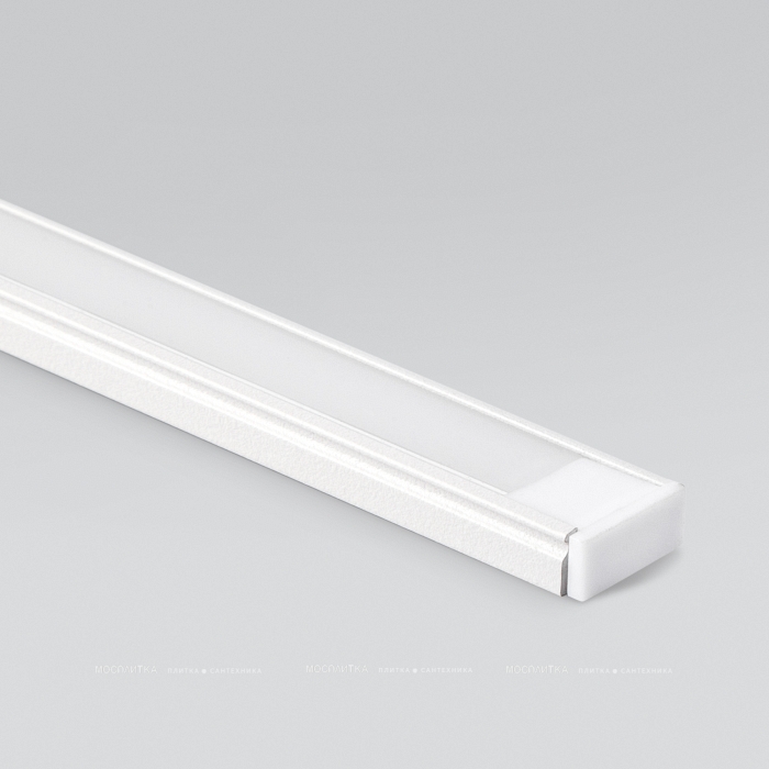 Накладной алюминиевый профиль белый для светодиодной ленты Elektrostandard LL-2-ALP006 4690389170416 - 2 изображение