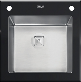 Мойка кухонная Tolero Ceramic Glass TG-500 765048 черный
