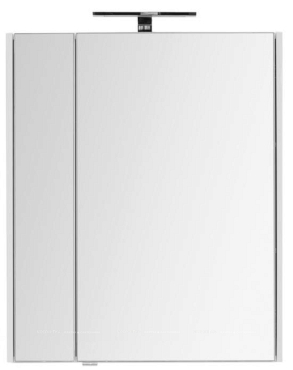 Зеркальный шкаф Aquanet Августа 75 белый - 3 изображение