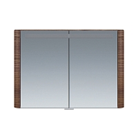 Зеркальный шкаф Am.Pm Sensation M30MCX1001NF, цвет - орех, с подсветкой, 100 см