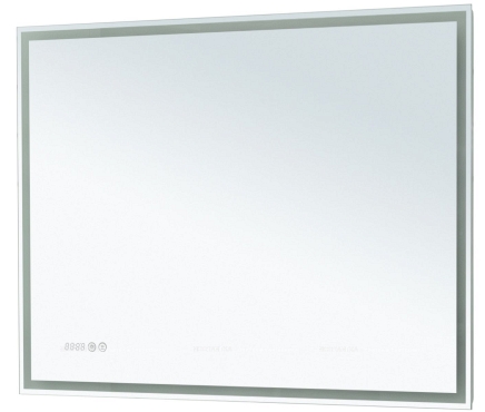 Зеркало Aquanet Оптима 100 белый матовый - 4 изображение