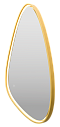 Зеркало Brevita Venus 60 см VEN-Var-060-gold с подсветкой, золото - 4 изображение