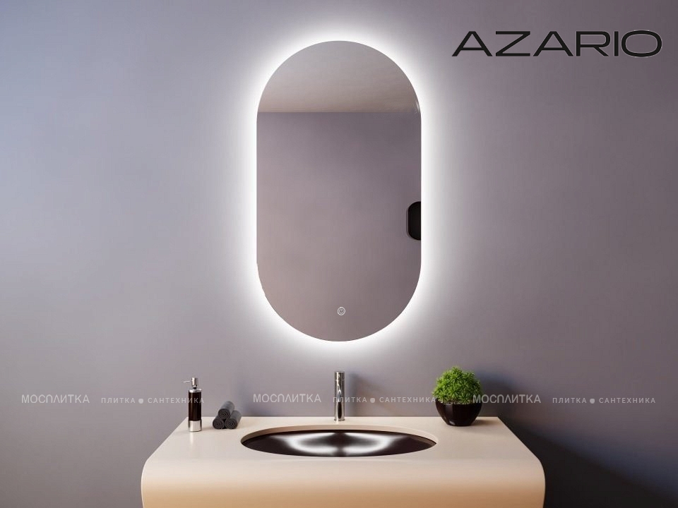 Зеркало Azario Alone Arco 60 см CS00078967 с подсветкой - изображение 2
