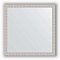 Зеркало в багетной раме Evoform Definite BY 3228 71 x 71 см, мозаика хром 