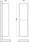 Шкаф-пенал Art&Max Family 40 см Family-1500-2A-SO-PB pino bianco - 5 изображение
