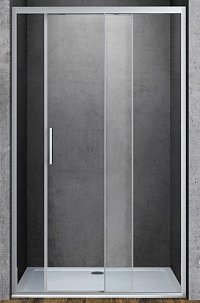 Душевая дверь Vincea Soft 140 см хром, стекло прозрачное, VDS-3SO140CL1