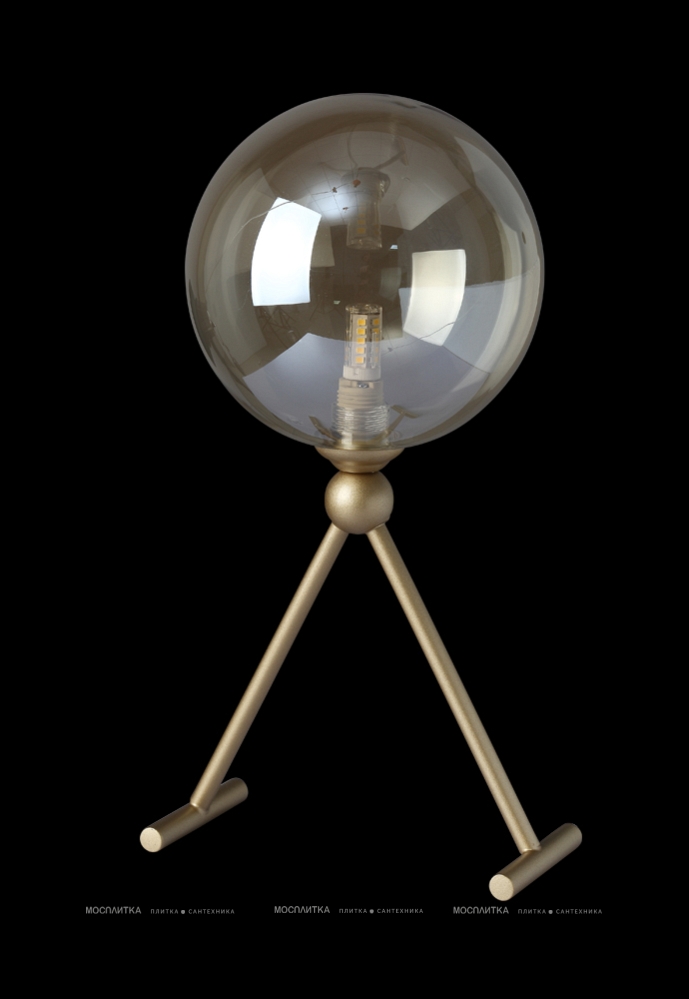 Настольная лампа Crystal Lux FRANCISCA LG1 GOLD/COGNAC - 3 изображение