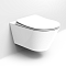 Комплект подвесной безободковый унитаз Creto Logan L3 белый 1003-001-L3W + инсталляция Geberit Duofix 458.125.21.1 с кнопкой смыва хром - 4 изображение