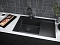 Мойка кухонная Paulmark Elde PM807851-GML вороненая сталь - 3 изображение