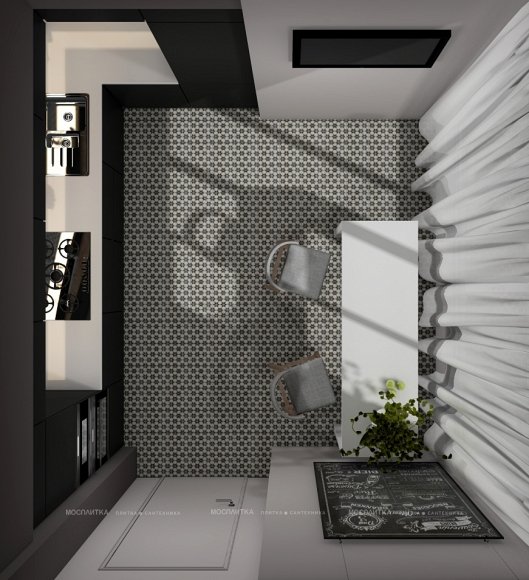 Дизайн Кухня в стиле Современный в сером цвете №13022 - 2 изображение