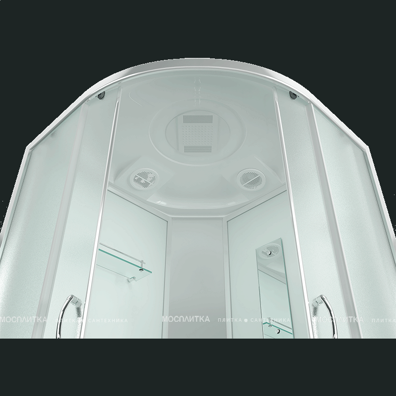 Душевая кабина Erlit Comfort 80х80 см ER3508P-C3-RUS профиль серебристый, стекло матовое - изображение 8