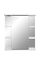 Зеркальный шкаф Stella Polar Концепт Лаура 70/C SP-00000058 70 см с подсветкой, правый, белый - 4 изображение
