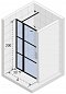 Душевая дверь Riho SZ Grid GB104 1300 x 2000 - изображение 5