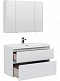 Комплект мебели для ванной Aquanet Гласс 100 белый - 5 изображение