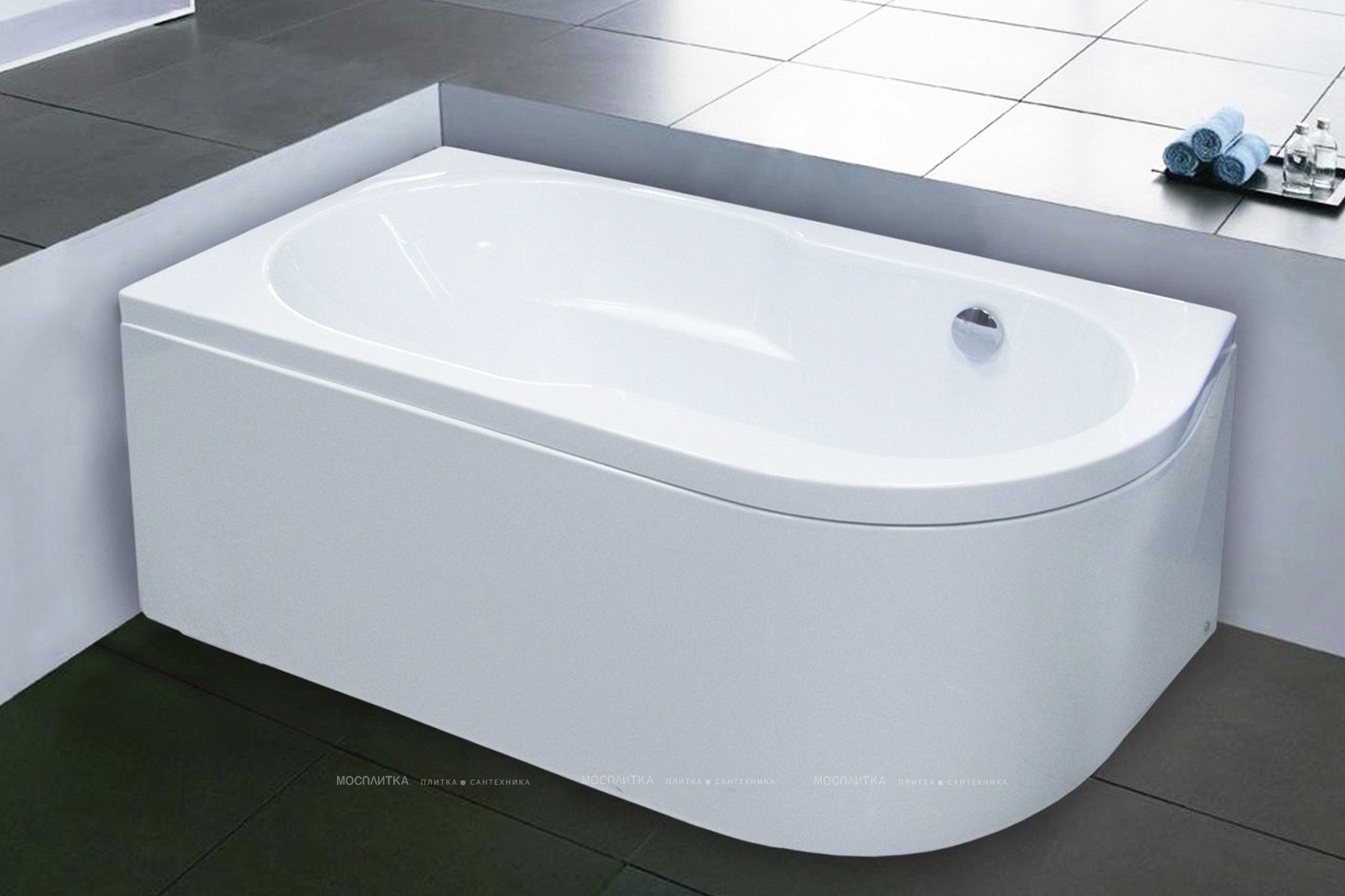 Акриловая ванна Royal Bath Azur 140x80 RB614200 - изображение 2