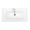 Раковина BelBagno стеклянная белая матовая, 810x465x145, BB810/465-LV-VTR-BO 