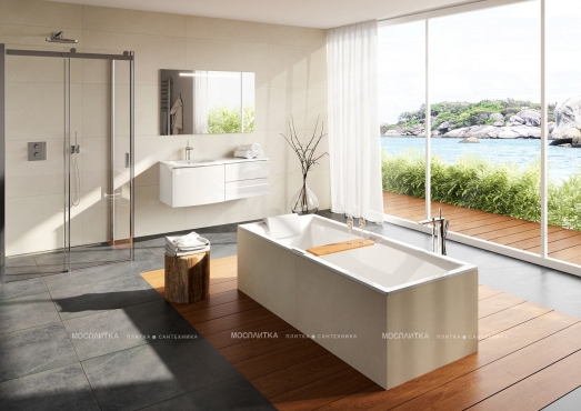 Акриловая ванна Riho Still Square 170x75 см R/L Led - 2 изображение