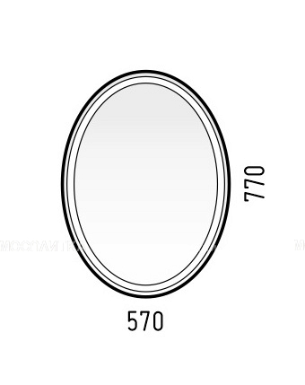 Зеркало Corozo LED Капелла 57х77 - изображение 4