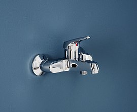 Смеситель Aquanet Round Handle SD90701.02 для ванны с душем, хром