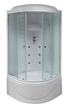 Душевая кабина Royal Bath 100BK3-WC белое/матовое