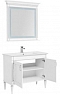 Комплект мебели для ванной Aquanet Селена 105 белый/серебро 2 двери - 3 изображение