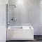 Набор Am.Pm Gem: Ванна 150x70 см с каркасом и шторкой, душевая система со смесителем для ванны и душа, W90ASET-150D8 - 2 изображение
