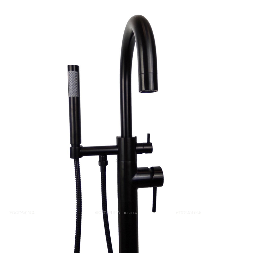Смеситель для ванны с душем Paini Cox 78PZ136LM черный матовый - изображение 3