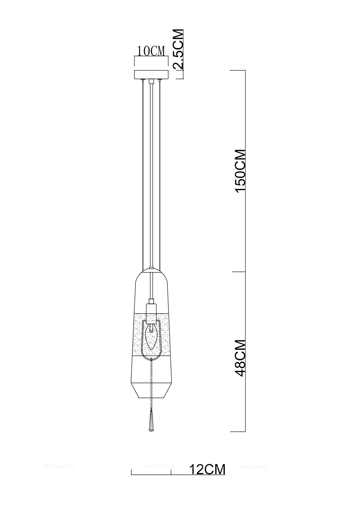 Подвесной светильник Divinare Lich 5012/06 SP-1 - изображение 4