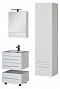 Комплект мебели для ванной Aquanet Нота 58 белый зеркало камерино - изображение 4