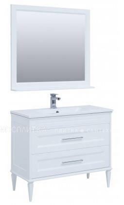 Комплект мебели для ванной Aquanet Бостон М 100 белый - изображение 2