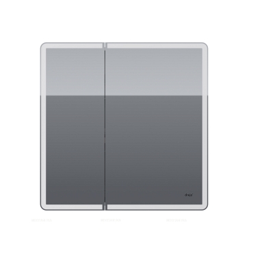 Зеркальный шкаф Dreja Point 80 см 99.9034 с подсветкой, белый - 3 изображение