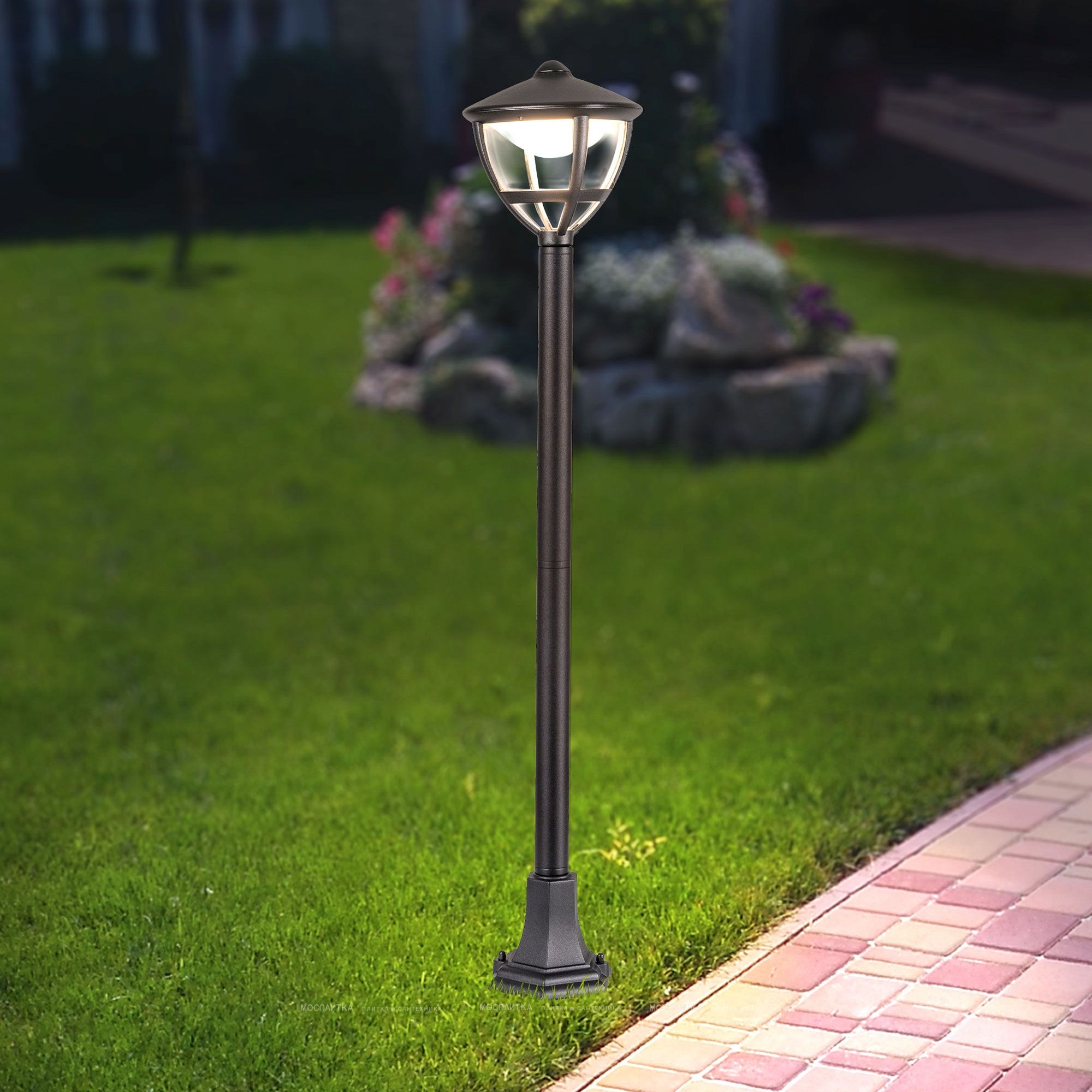 Светильник садово-парковый со светодиодами Gala F черный (GL LED 3001F) - изображение 3